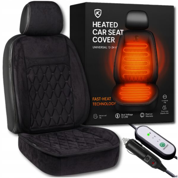 MATA GRZEWCZA PODGRZEWANIE FOTELA 12-24V POKROWIEC OGRZEWANY NA SIEDZENIE